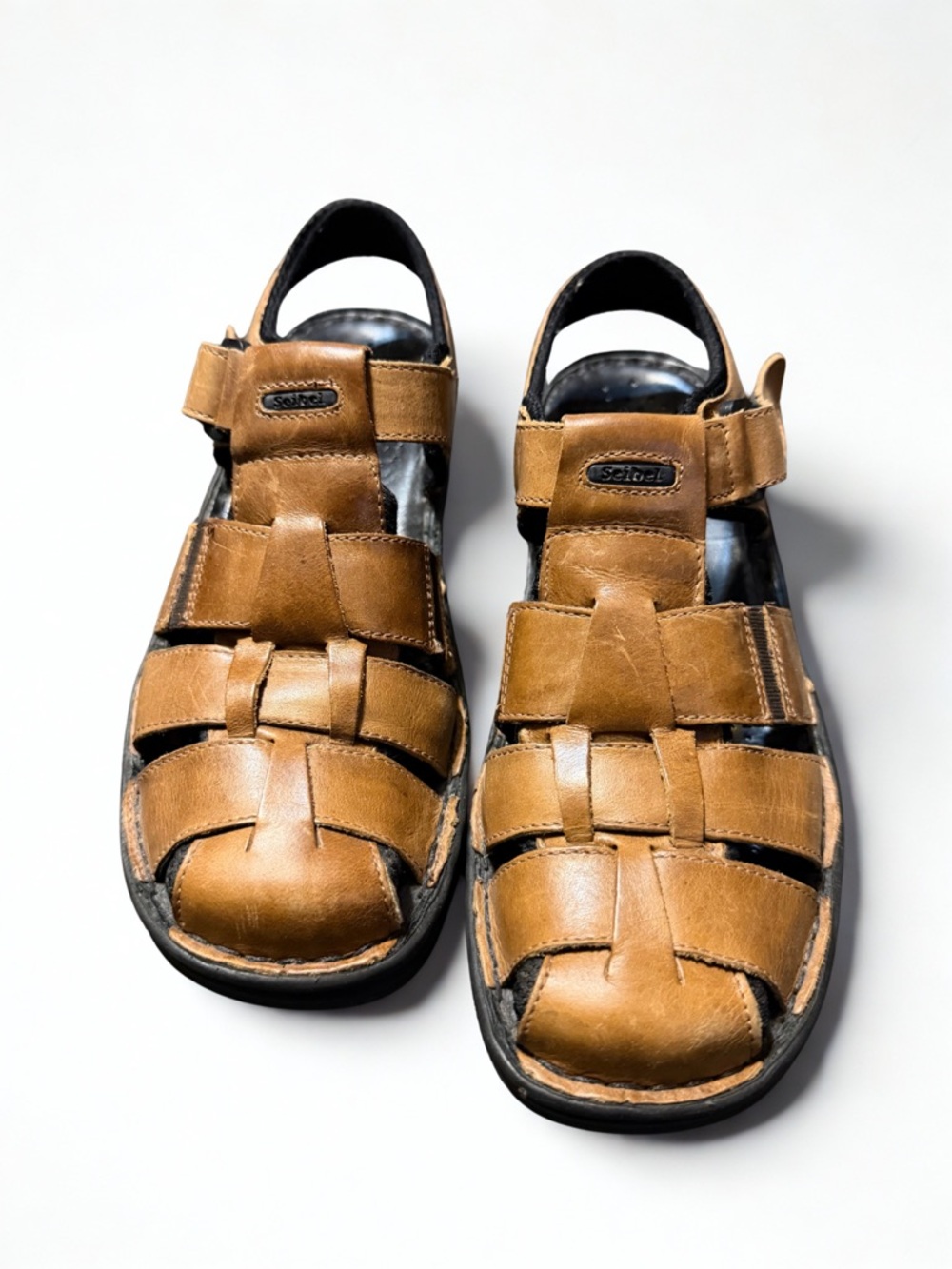Josef Seibel Women’s Tan Leather Fisherman Sandals